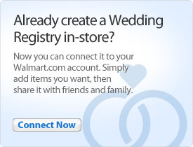 Connect to in-store Wedding Registry