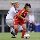 USA Lauren Fowlkes and China Gu Yasha fight for the ball at the game played in Temuco at the FIFA...