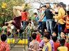 Indore youngsters show bike stunts at Raahgiri