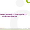 Couverture de l'étude Perspectives d'emploi à l'horizon 2022 en Ile-de-France