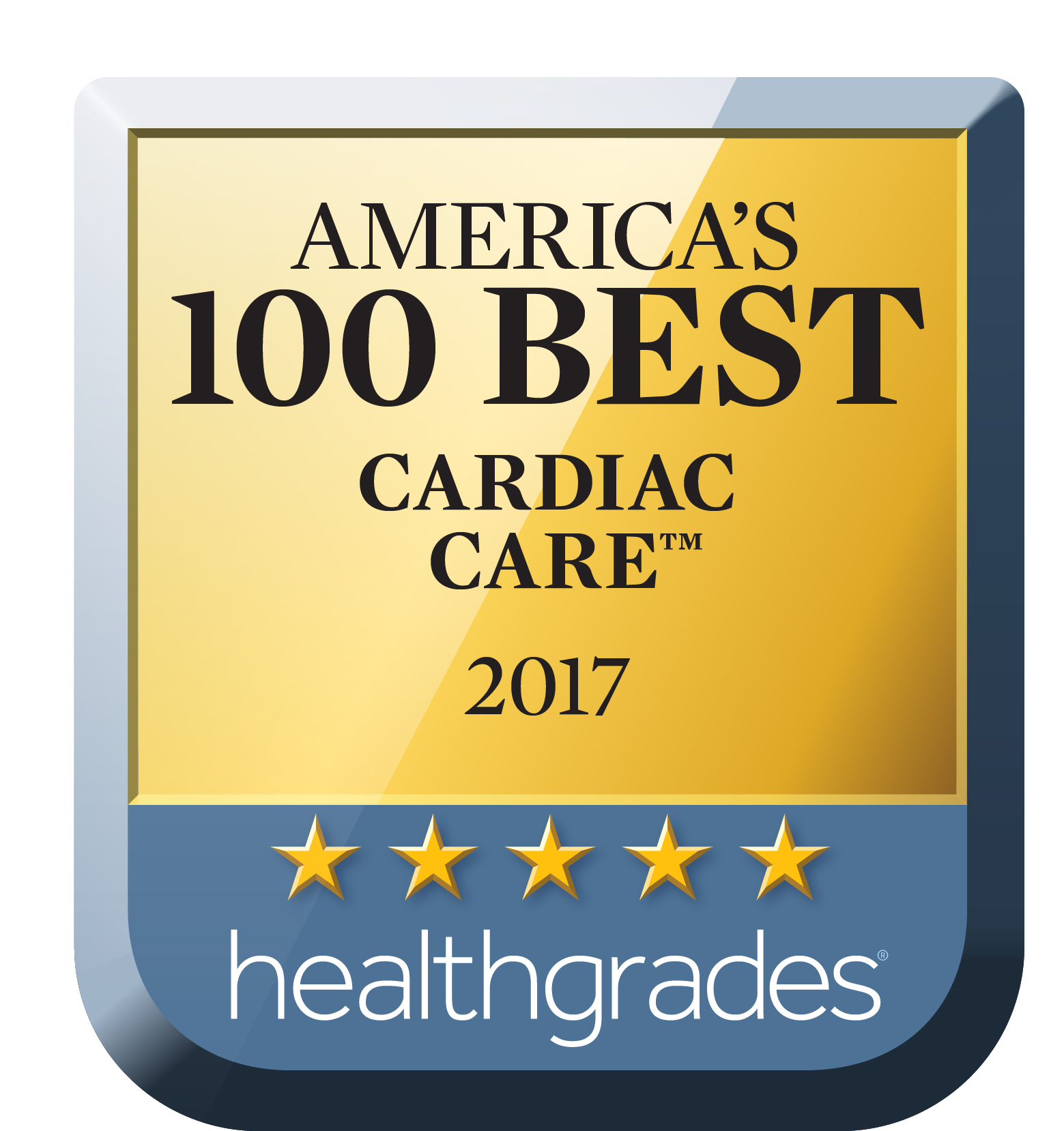 Healthgrades 2017 100 Best Cardiac Care Award