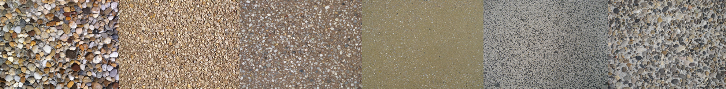 Vzory vymývaného betonu Granisol