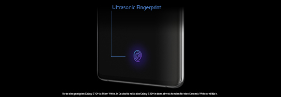 Samsung Galaxy S10 - Ultraschall-Fingerabdruck-Scanner