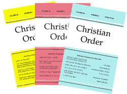 Christian Order - magazine