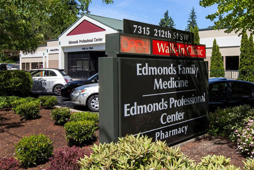 Exterior picture of Virginia Mason Edmonds Family Medicine building