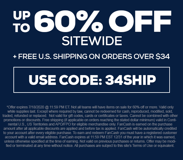 Up to 60% Off Sitewide + FREE U.S. Shipping on Orders Over $34.  	 Use Code:    34SHIP