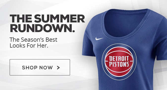 Shop Detroit Pistons Ladies Gear