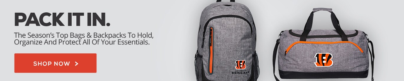 Shop Cincinnati Bengals Bags & Backpacks