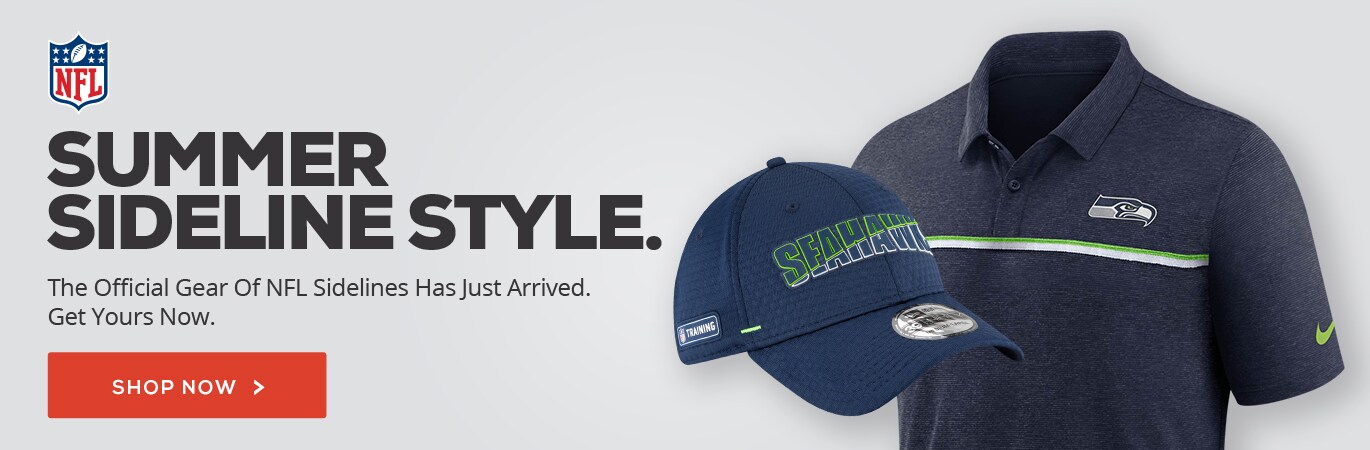Shop Seattle Seahawks Summer Sideline Gear