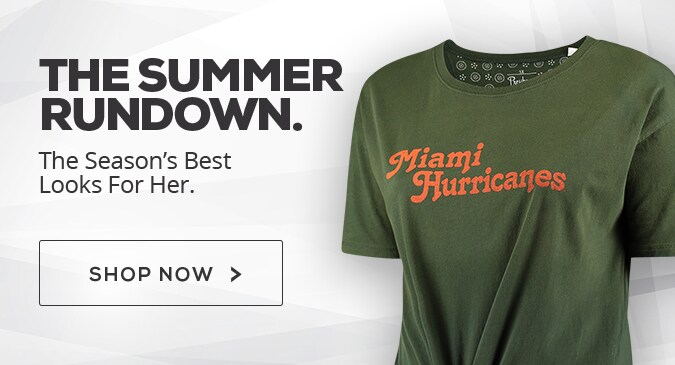 Shop Miami Hurricanes Ladies Gear