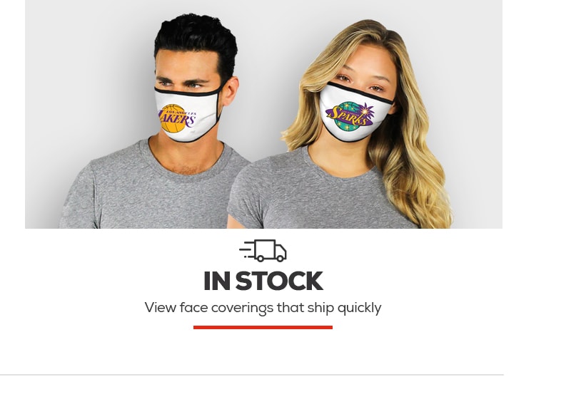 In Stock. View face coverings that ship quickly. 