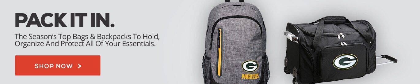Shop Green Bay Packers Bags & Backpacks