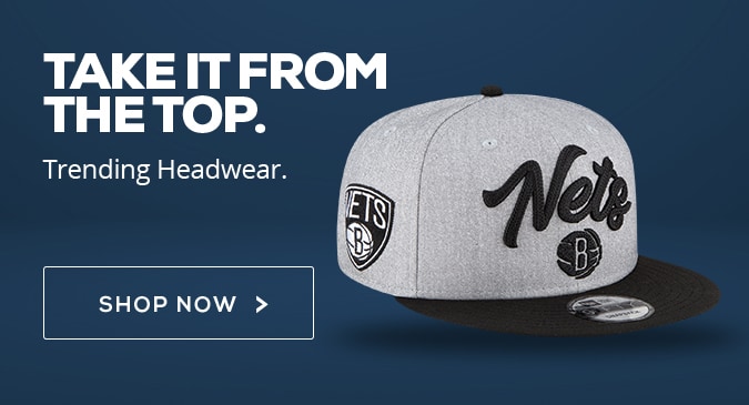 Shop Brooklyn Nets Trending Headwear