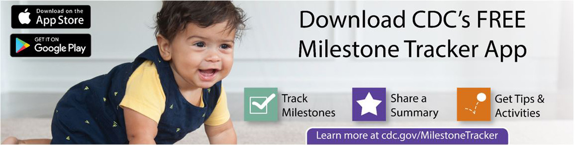 download cdc's free milestone tracker app